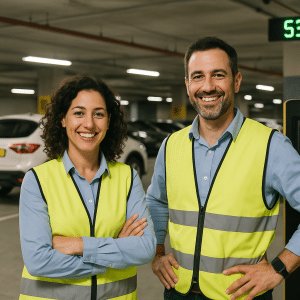 ניהול חניונים ומערכות חכמות לחניה בבניינים מודרניים